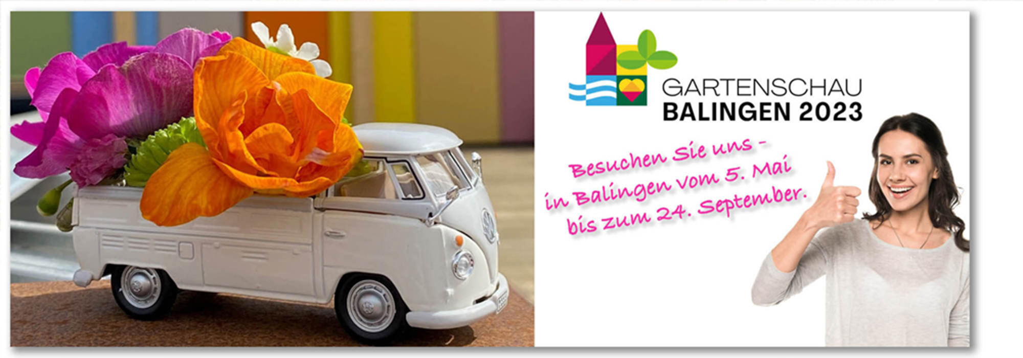 Einladung zur Gartenschau in Balingen